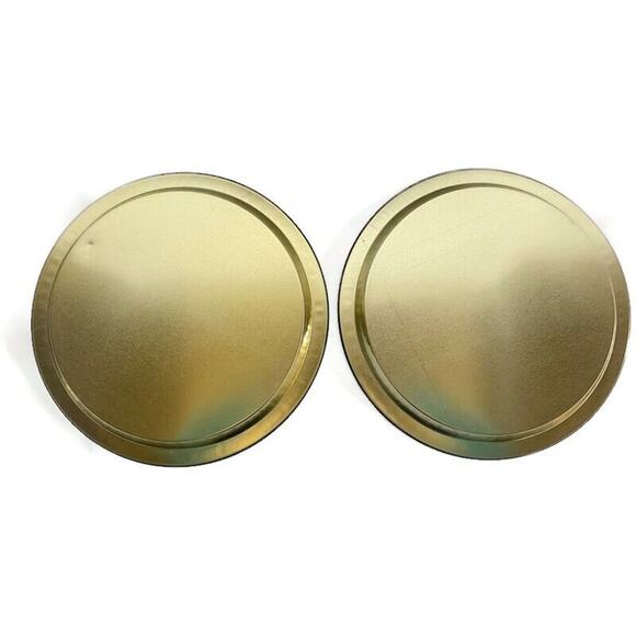 Christmas Tin Trays Set of 2 Christmas Carol and Believe in the Magic 12" - Picture 5 of 7